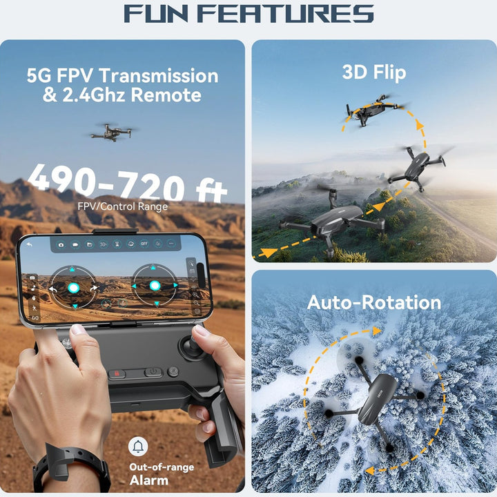 AeroVision 4K Drone: Long-Range FPV & Easy Fly