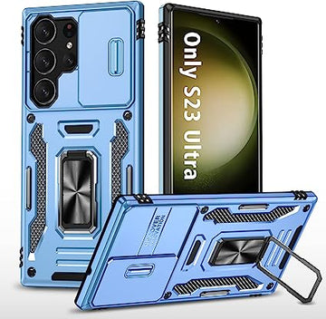 ANNGELAS Samsung Galaxy S23 Ultra Case - Light Blue