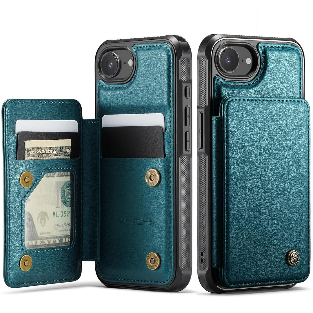 Vinich WalletPro for iPhone 12/12 Pro-Purple - DOKUTRONIX