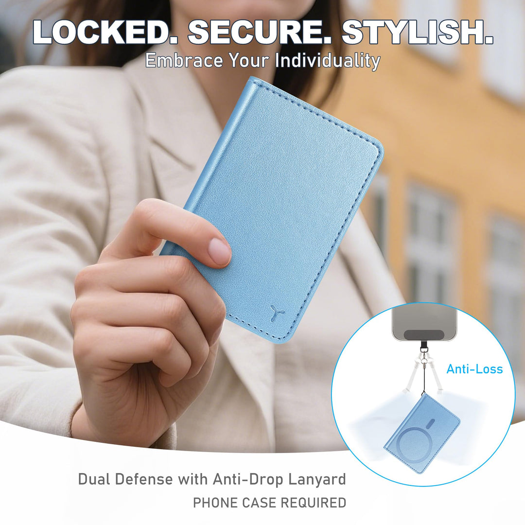Magsafe PU Wallet - RFID, 6 Slots, Clear ID - DOKUTRONIX