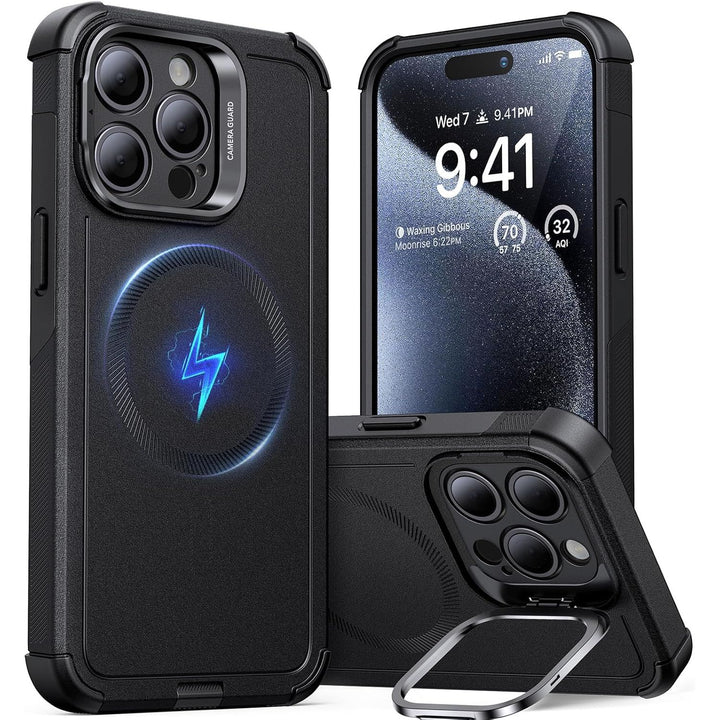 ESR Cyber Series MagSafe Stand Case, 23ft Drop, Green