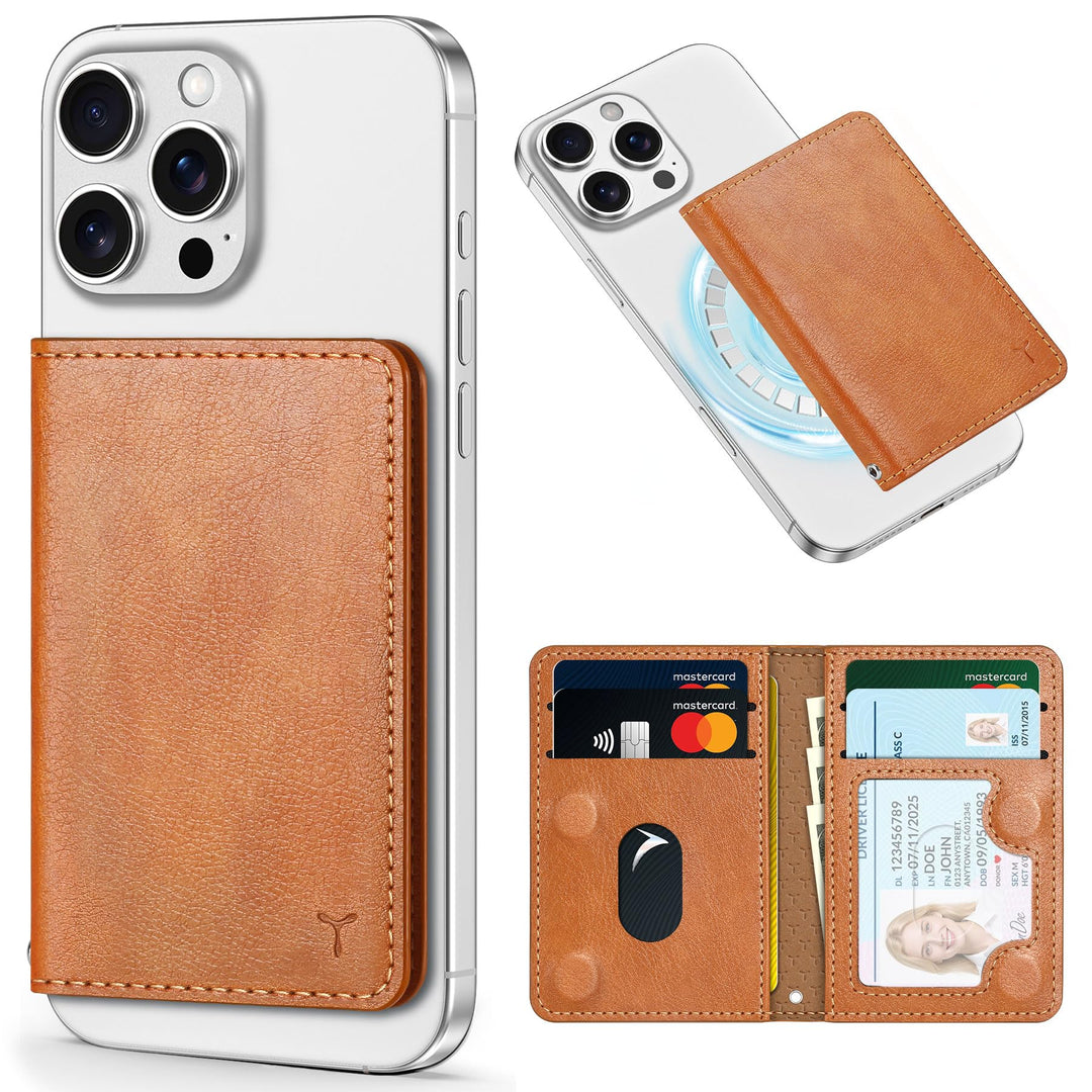 Magsafe PU Wallet - RFID, 6 Slots, Clear ID - DOKUTRONIX