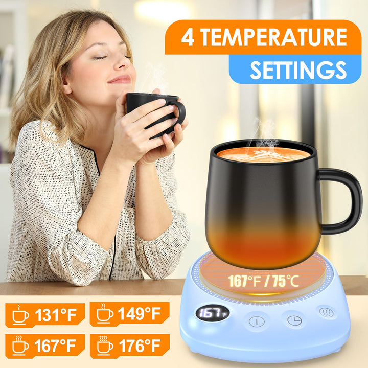 SmartHeat Mug Warmer: Fast, Safe & Versatile