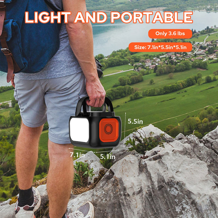 “SolarGo 97: Portable Power Hub for Adventure”