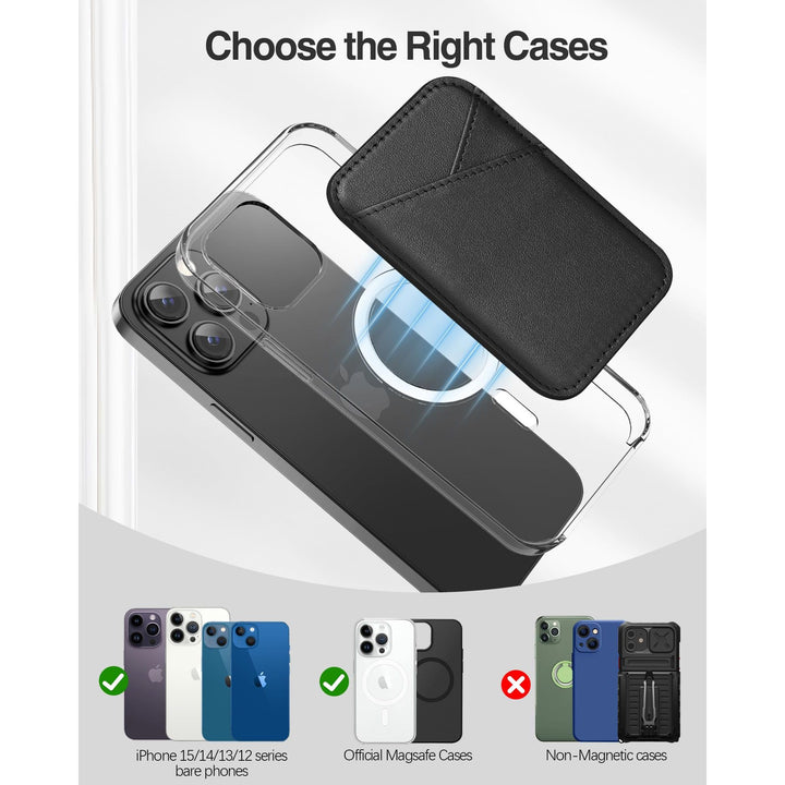 Miroddi MagSafe Leather Wallet - Ultra-Thin & RFID Blocker - DOKUTRONIX
