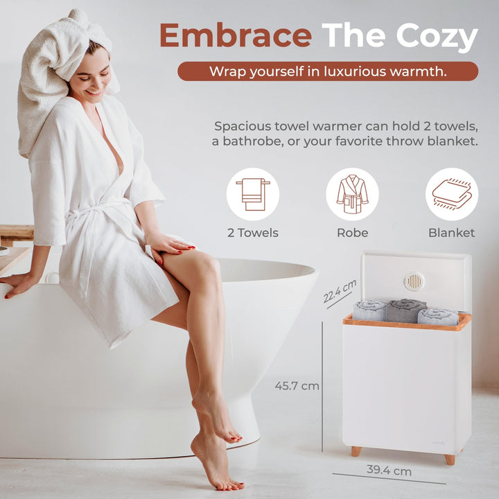 SereneLife Luxe Towel Warmer - Spa & Home Comfort