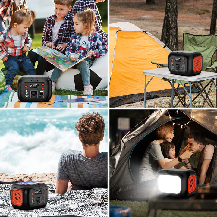 “SolarGo 97: Portable Power Hub for Adventure”