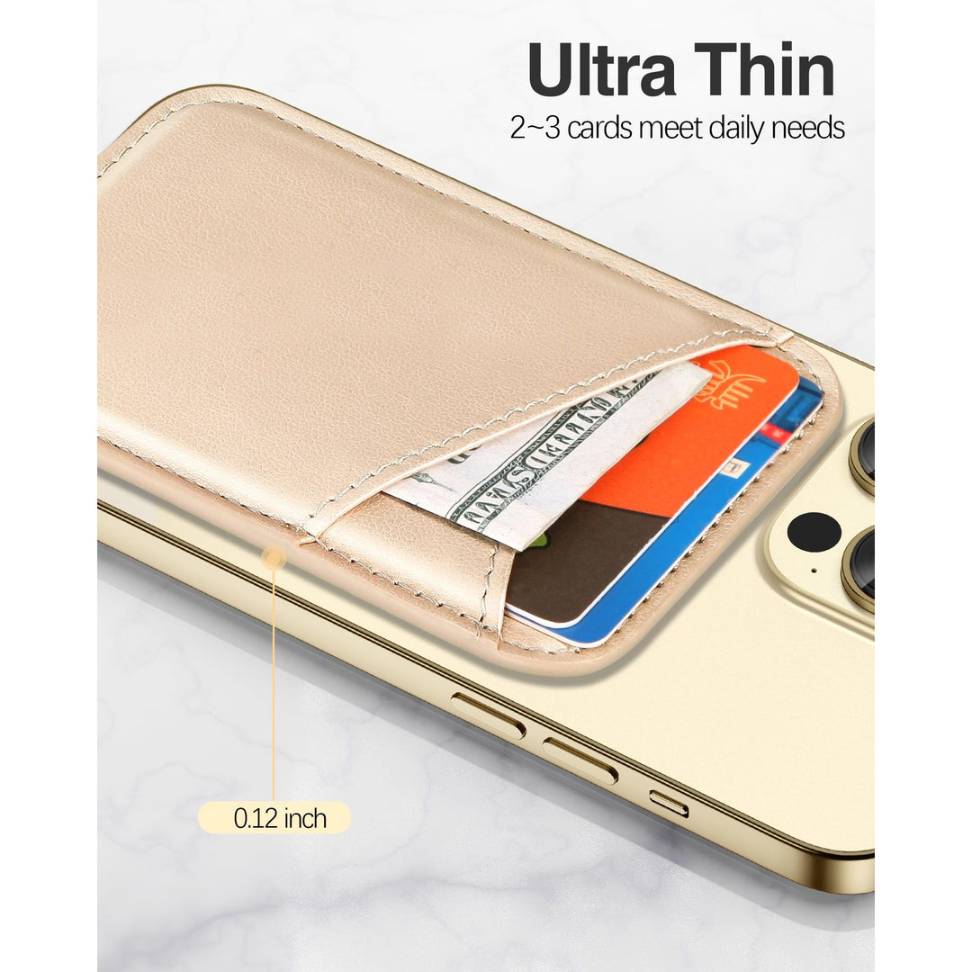 Miroddi MagSafe Leather Wallet - Ultra-Thin & RFID Blocker - DOKUTRONIX