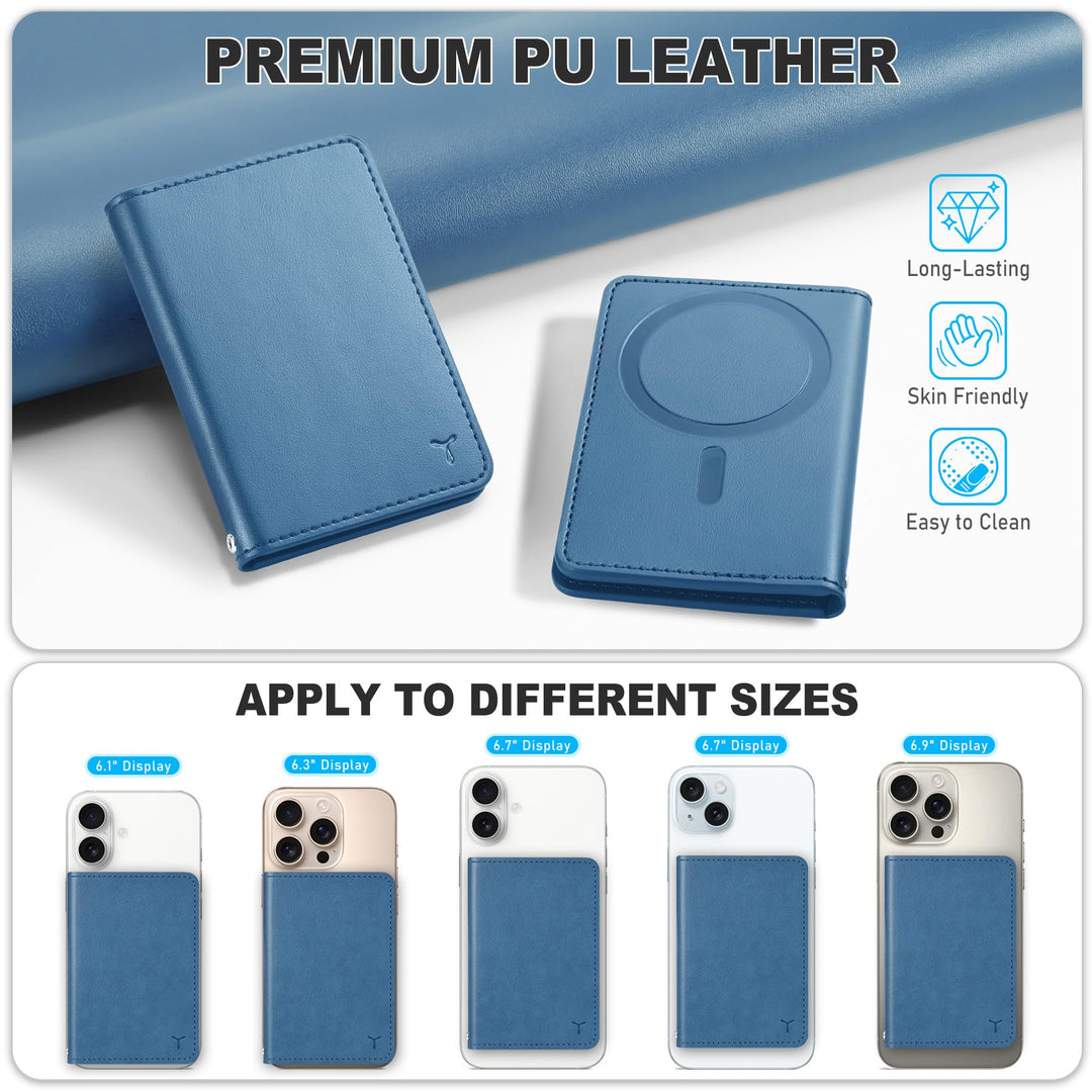 Magsafe PU Wallet - RFID, 6 Slots, Clear ID - DOKUTRONIX