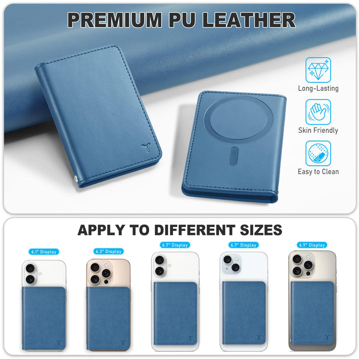 Magsafe PU Wallet - RFID, 6 Slots, Clear ID - DOKUTRONIX