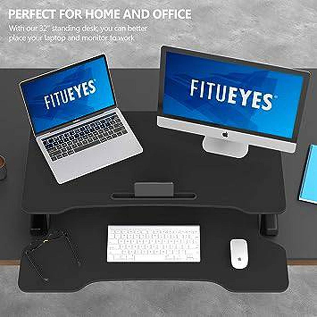 FlexiDesk 32 - Adjustable Standing Desk Converter - DOKUTRONIX