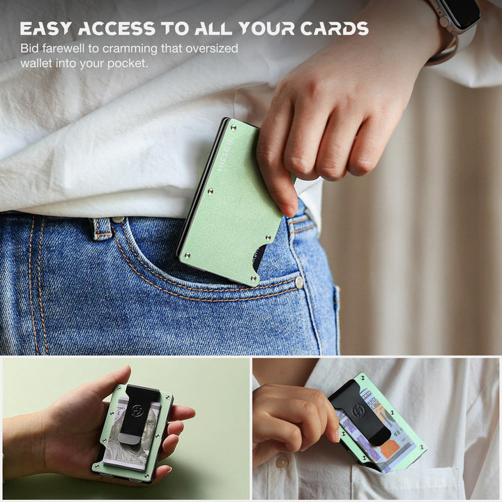 MagSafe Slim Wallet: RFID Metal Card Holder - DOKUTRONIX