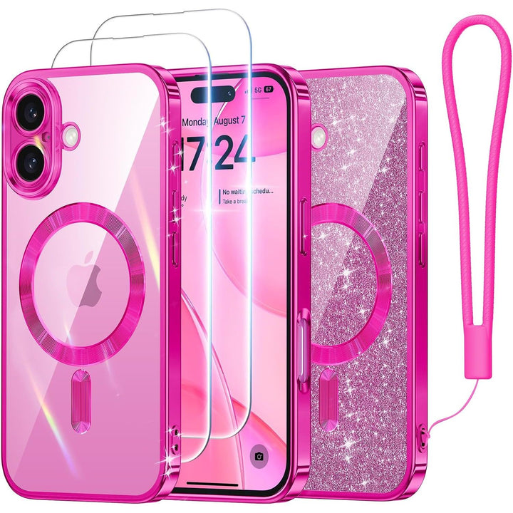 Cosmic Orange Glitter MagSafe Case for iPhone 17 Pro Max