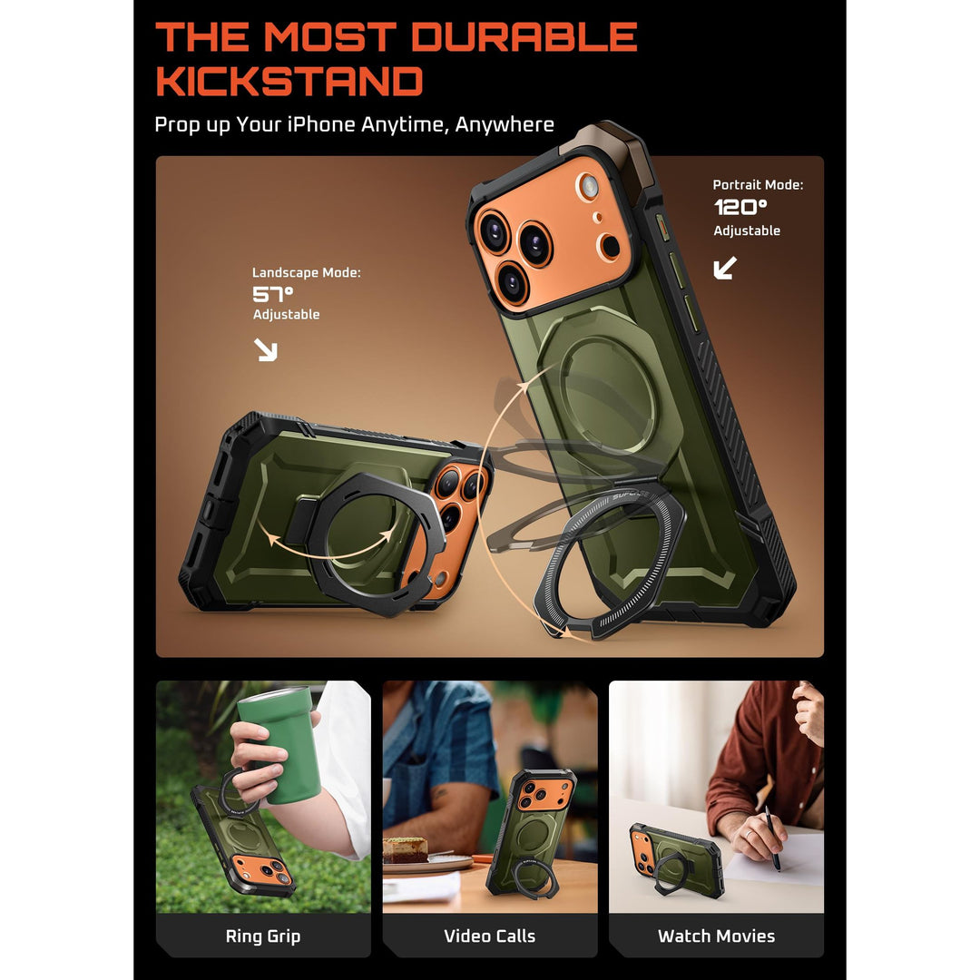 DesertGuard: MagSafe iPhone 17 Pro Max Case + Kickstand