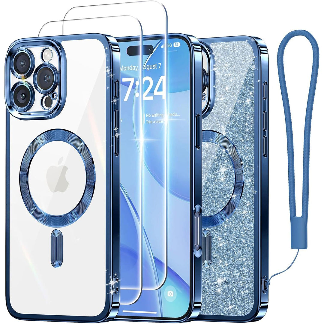 Cosmic Orange Glitter MagSafe Case for iPhone 17 Pro Max