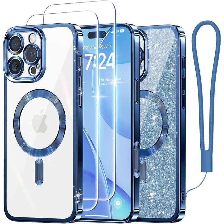 Cosmic Orange Glitter MagSafe Case for iPhone 17 Pro Max