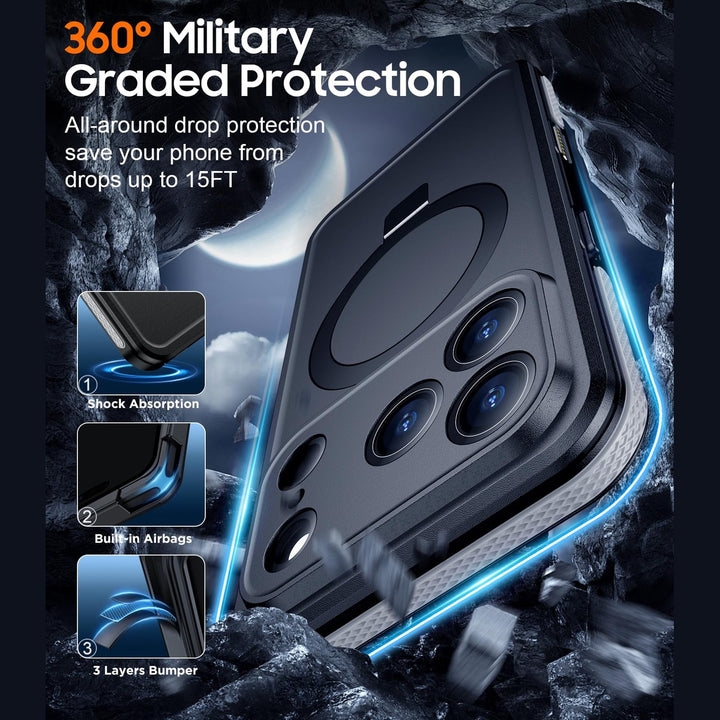 Temdan iPhone 17 Pro Max Case - Waterproof & Shockproof