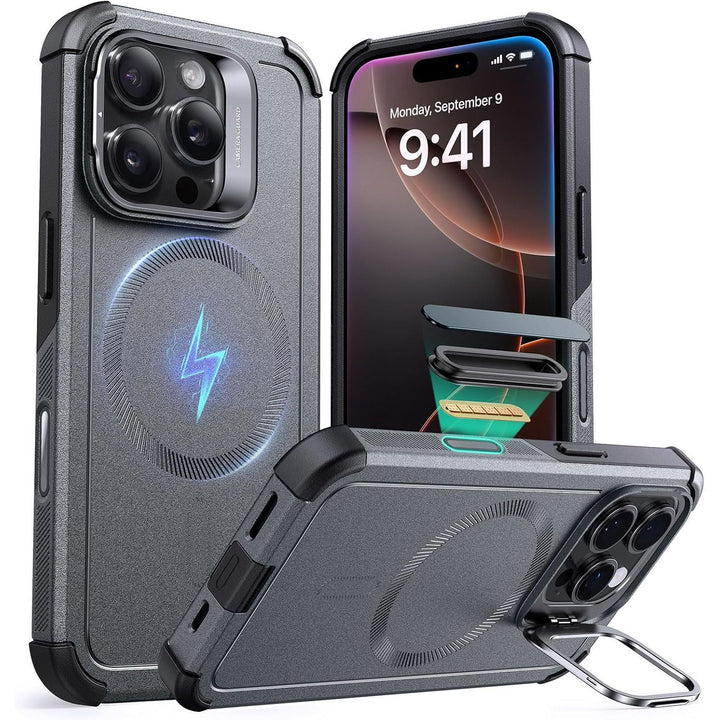 ESR Cyber Series MagSafe Stand Case, 23ft Drop, Green