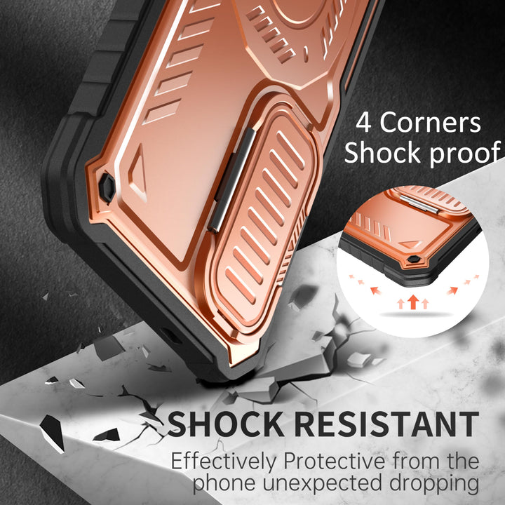 FITO for Samsung Galaxy A15 Case with Screen Protector, Military Grade Shockproof Phone Case with Camera Cover and Kickstand (Black) - DOKUTRONIX