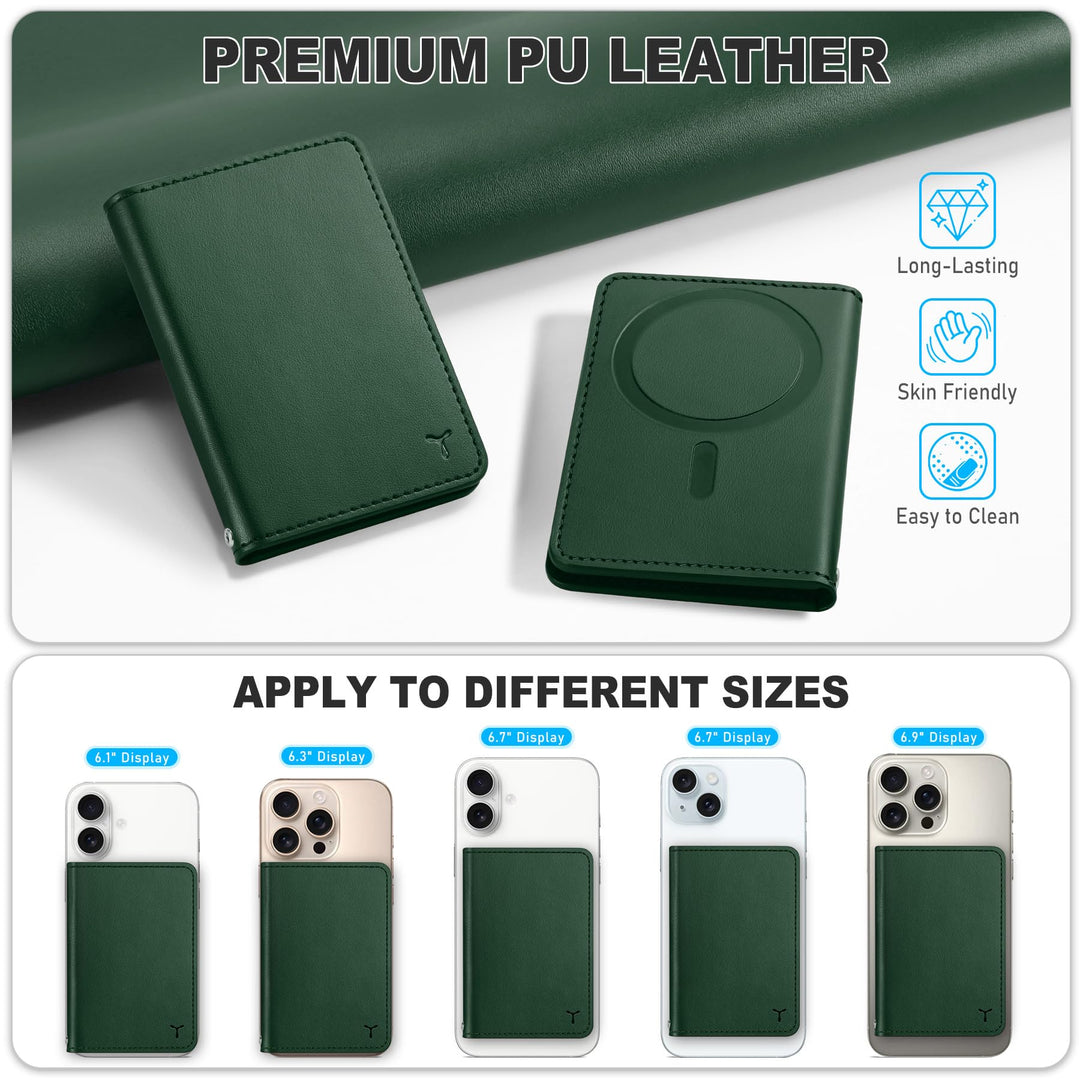 Magsafe PU Wallet - RFID, 6 Slots, Clear ID - DOKUTRONIX