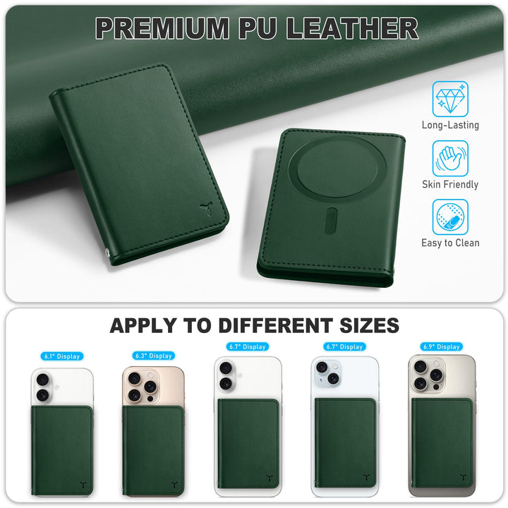Magsafe PU Wallet - RFID, 6 Slots, Clear ID - DOKUTRONIX