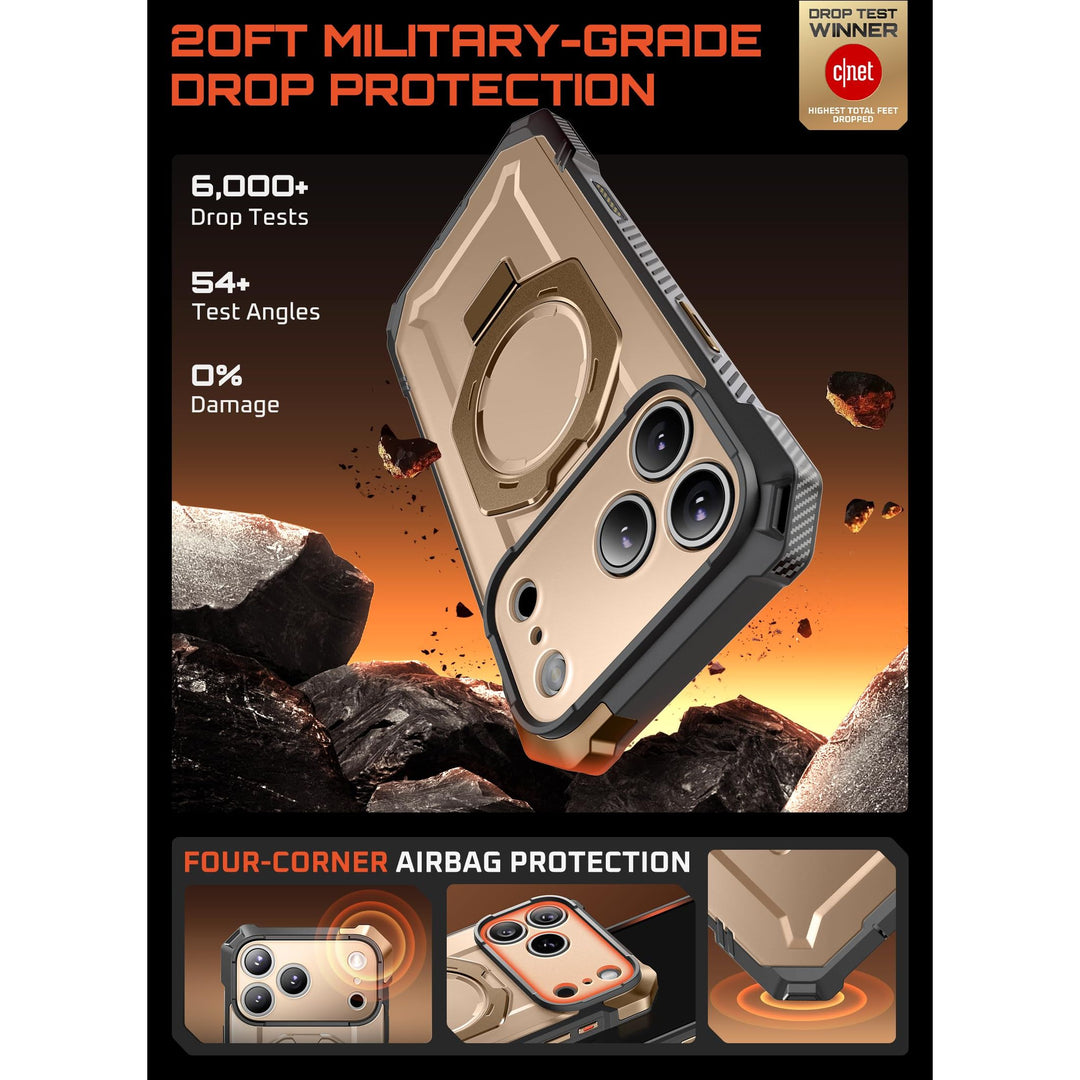 DesertGuard: MagSafe iPhone 17 Pro Max Case + Kickstand