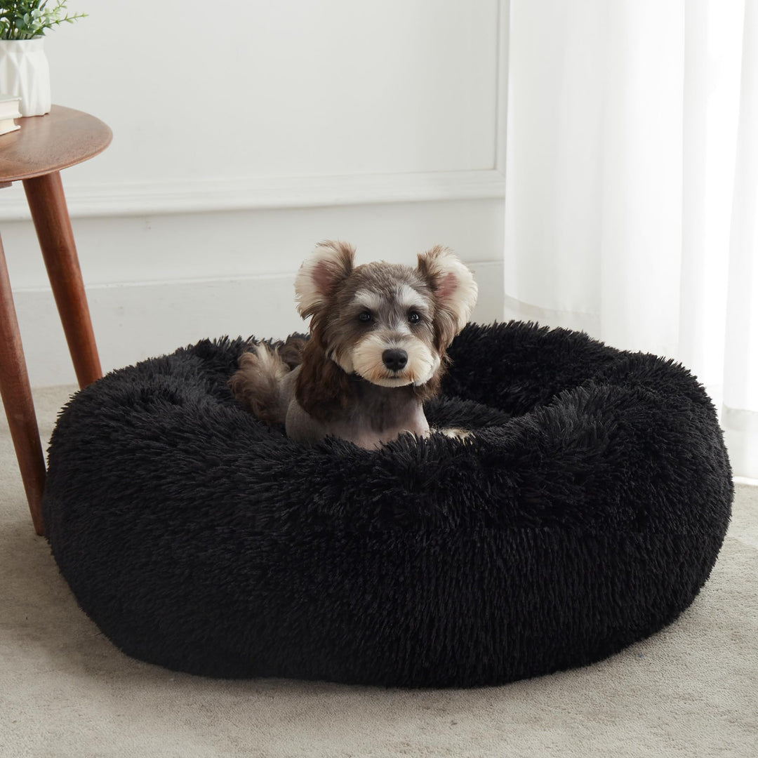 WESTERN HOME Calming Donut Pet Bed – Fluffy & Cozy - DOKUTRONIX
