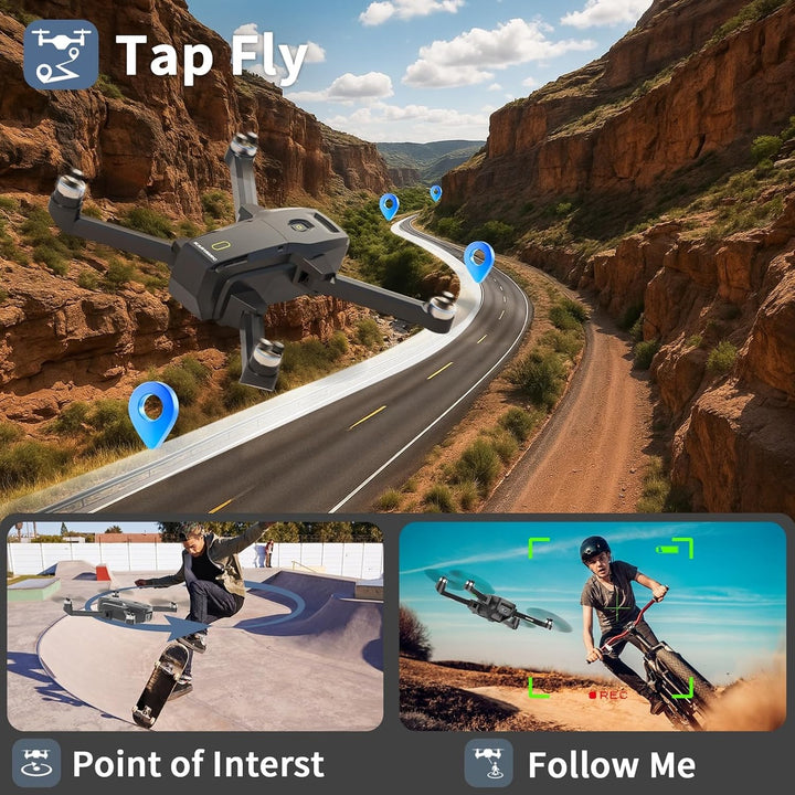 FlyCam 1080P GPS Drone