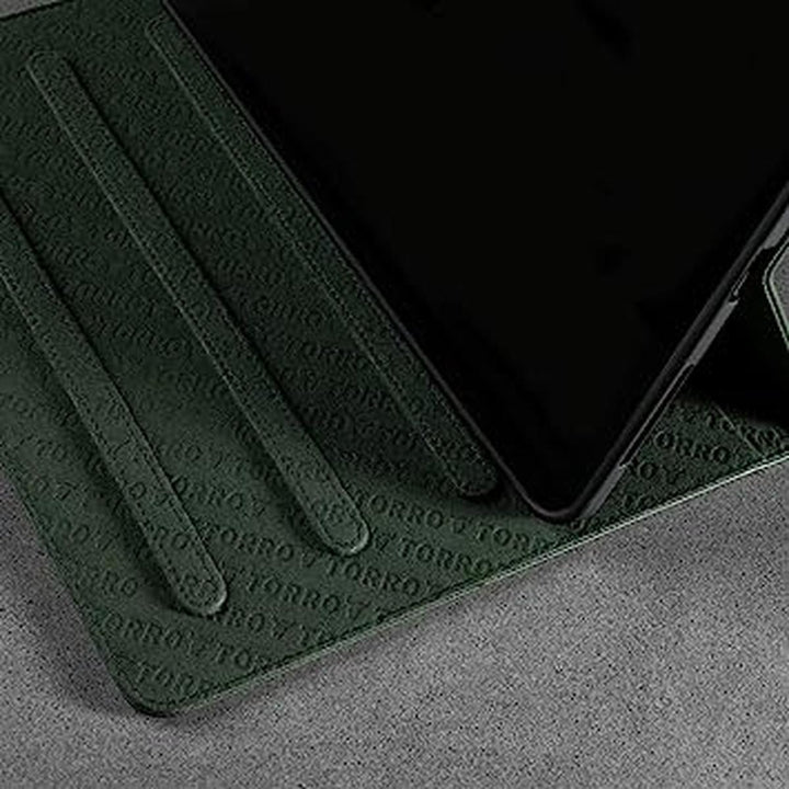 Torro Luxe Leather Case for iPad Pro 11 - Green - DOKUTRONIX