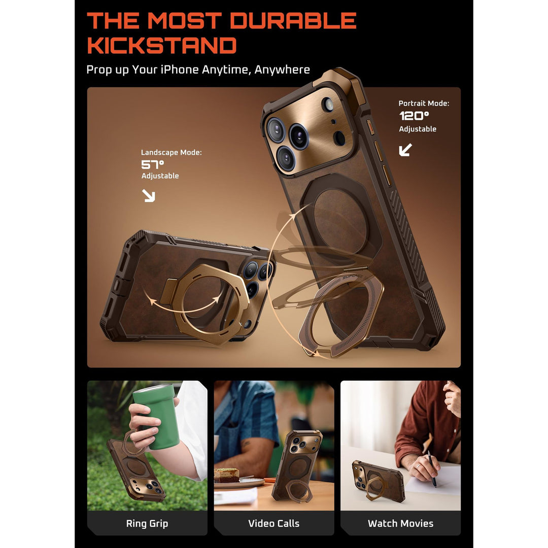 DesertGuard: MagSafe iPhone 17 Pro Max Case + Kickstand