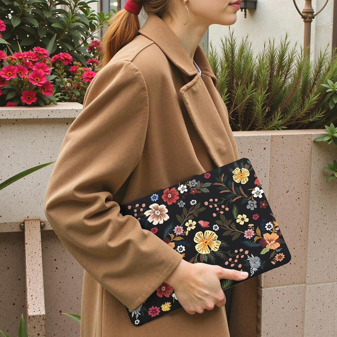 iLeadon Pink Floral MacBook Air 13 Case & Cover