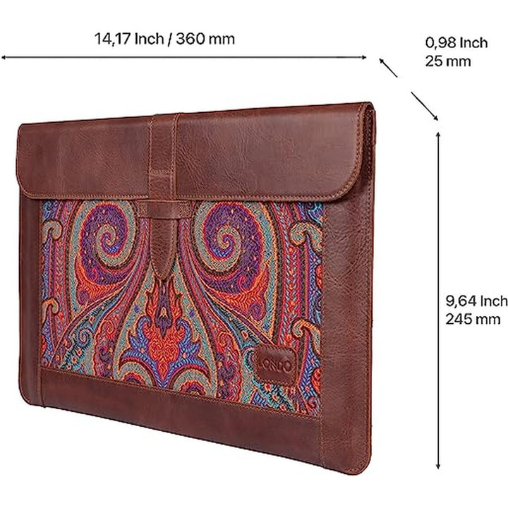 LeatherMac Brown Bag - Versatile Sizes Available - DOKUTRONIX