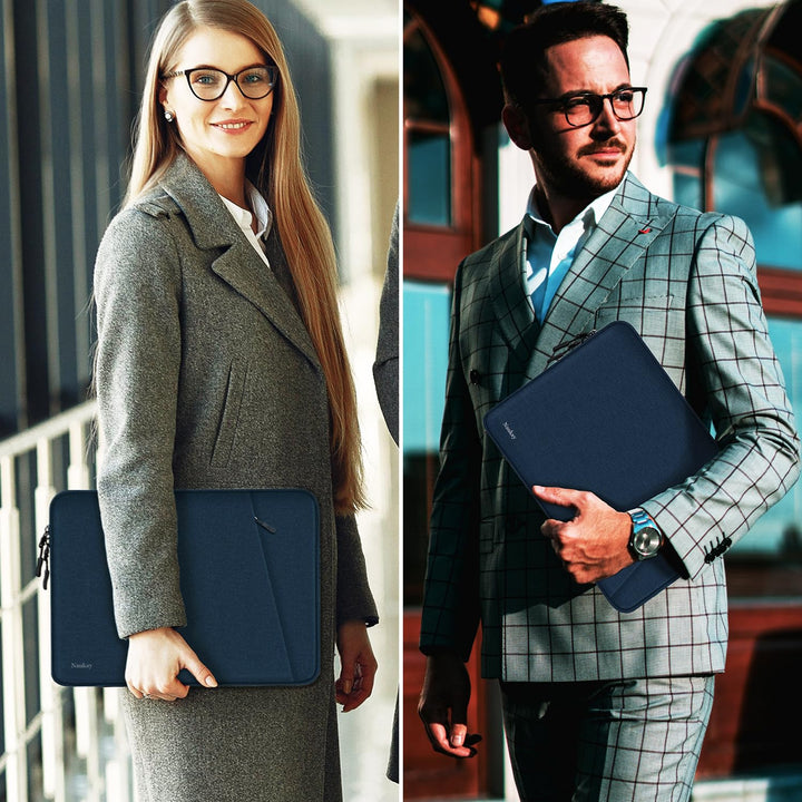 Gray Shockproof 13.3 Laptop Sleeve & Accessory Bag