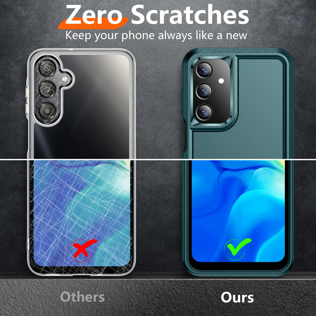 Red2Fire Designed for Samsung Galaxy A16 5G Case, [Military Grade Drop Protection] Non-Slip Heavy Duty Full Body Shockproof Protection Phone Case Galaxy A16 5G Case,Black - DOKUTRONIX