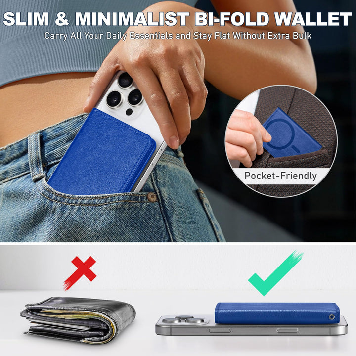 Magsafe PU Wallet - RFID, 6 Slots, Clear ID - DOKUTRONIX