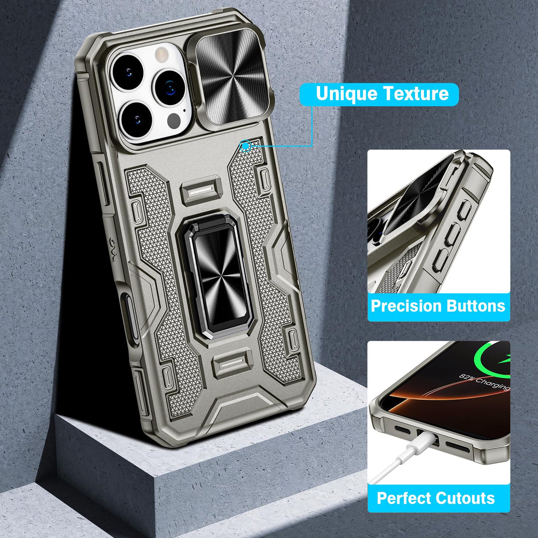 VEGO Armor Case for iPhone 16 Pro Max - Black