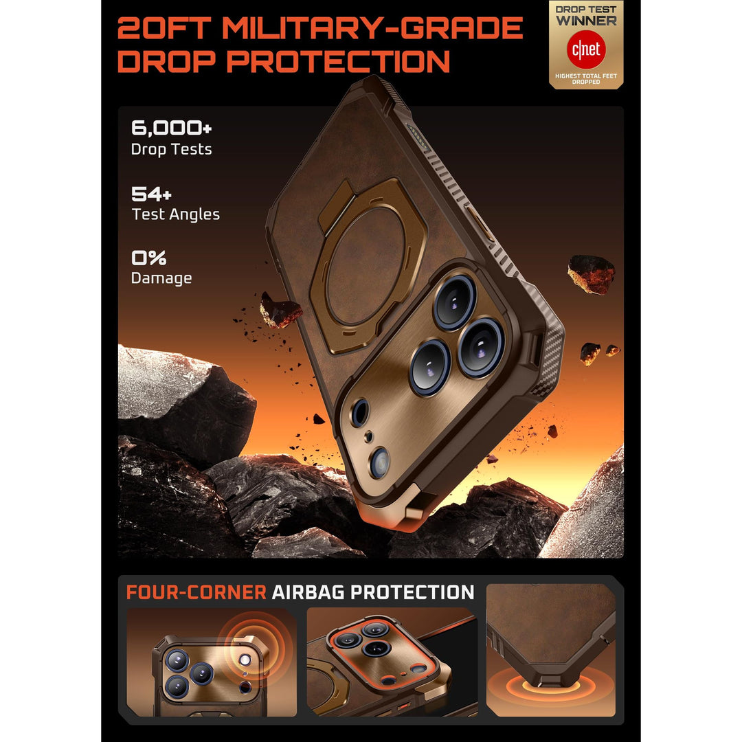 DesertGuard: MagSafe iPhone 17 Pro Max Case + Kickstand