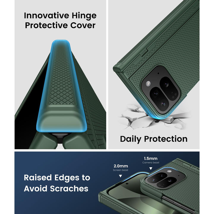 Pixel 10 Pro Fold Rugged Case with Stand & Protector - DOKUTRONIX