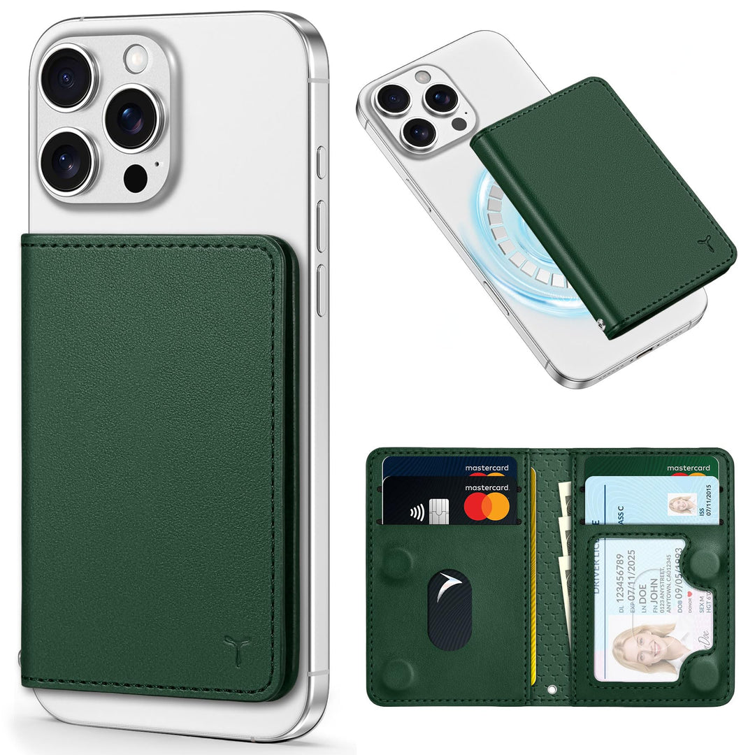 Magsafe PU Wallet - RFID, 6 Slots, Clear ID - DOKUTRONIX