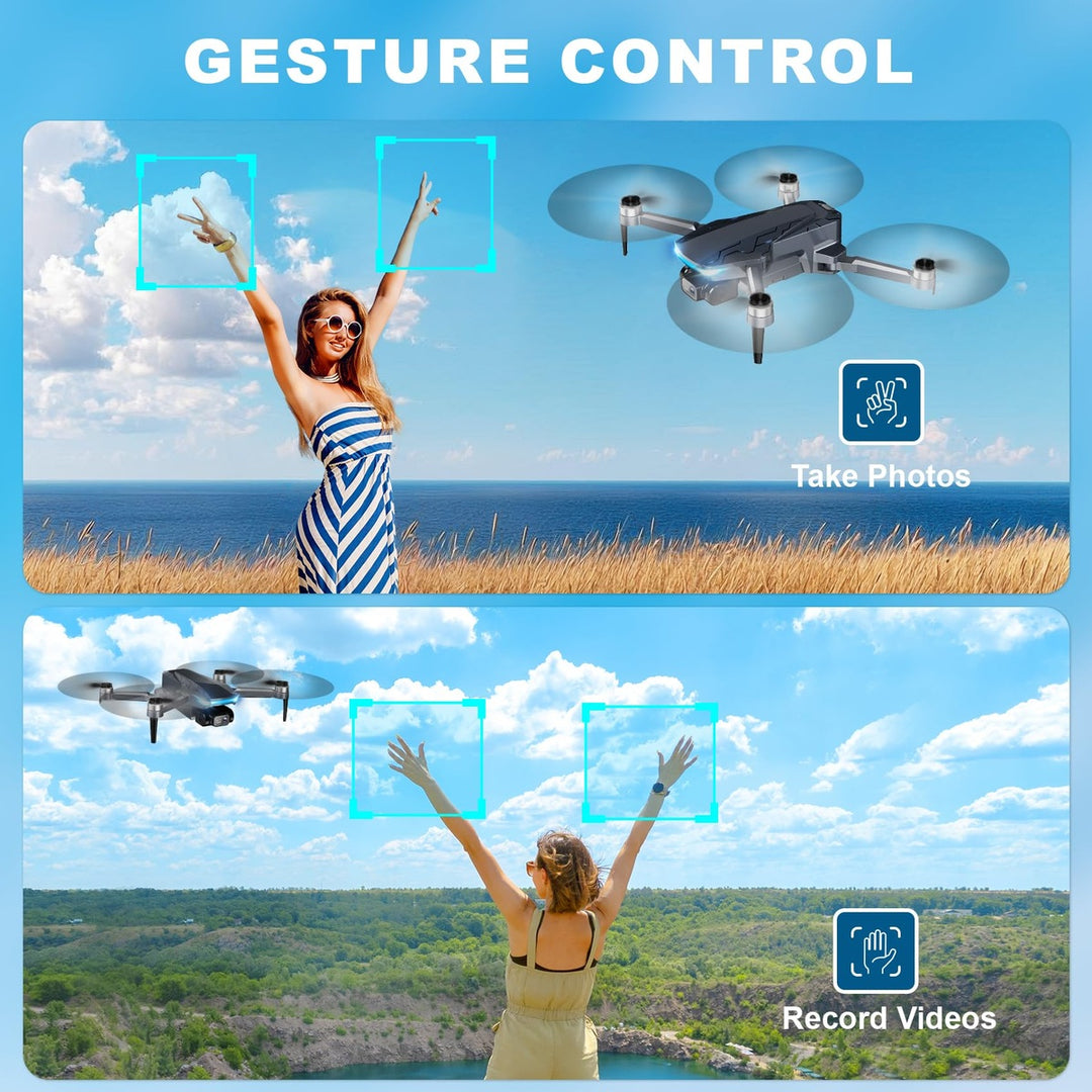 FlyPro 2K HD GPS FPV Drone – 5G, Brushless, Foldable, Dual Battery