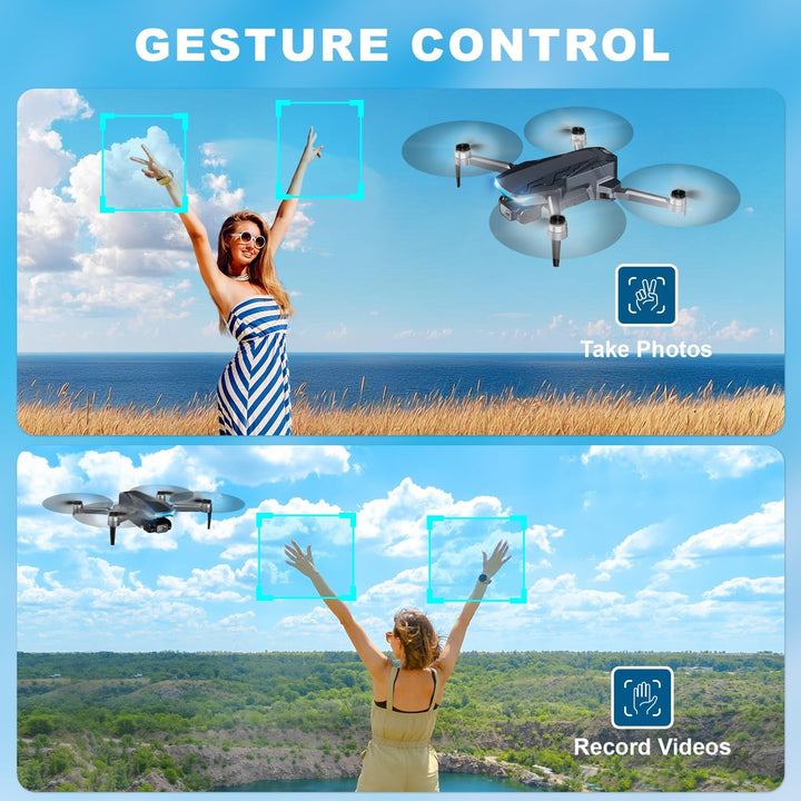 FlyPro 2K HD GPS FPV Drone – 5G, Brushless, Foldable, Dual Battery