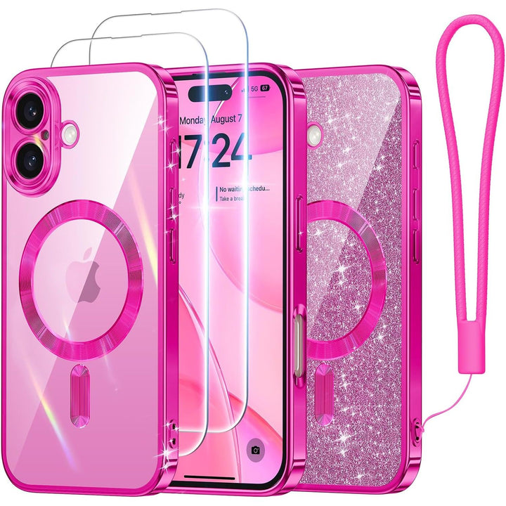 Cosmic Orange Glitter MagSafe Case for iPhone 17 Pro Max