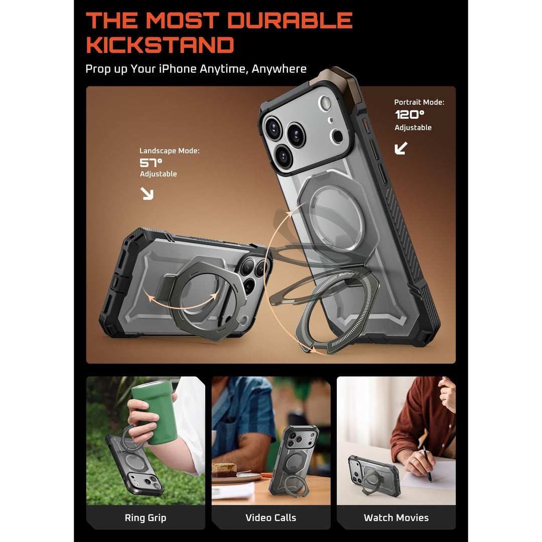 DesertGuard: MagSafe iPhone 17 Pro Max Case + Kickstand