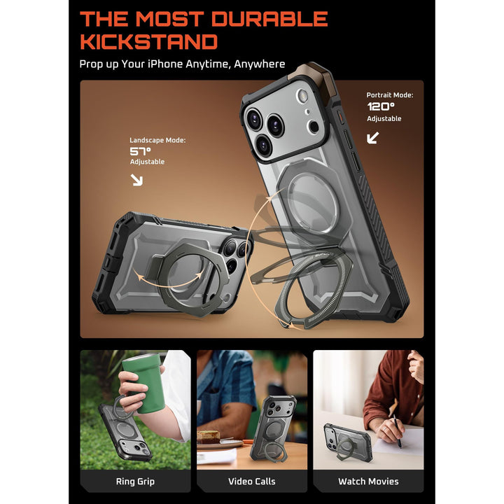 DesertGuard: MagSafe iPhone 17 Pro Max Case + Kickstand