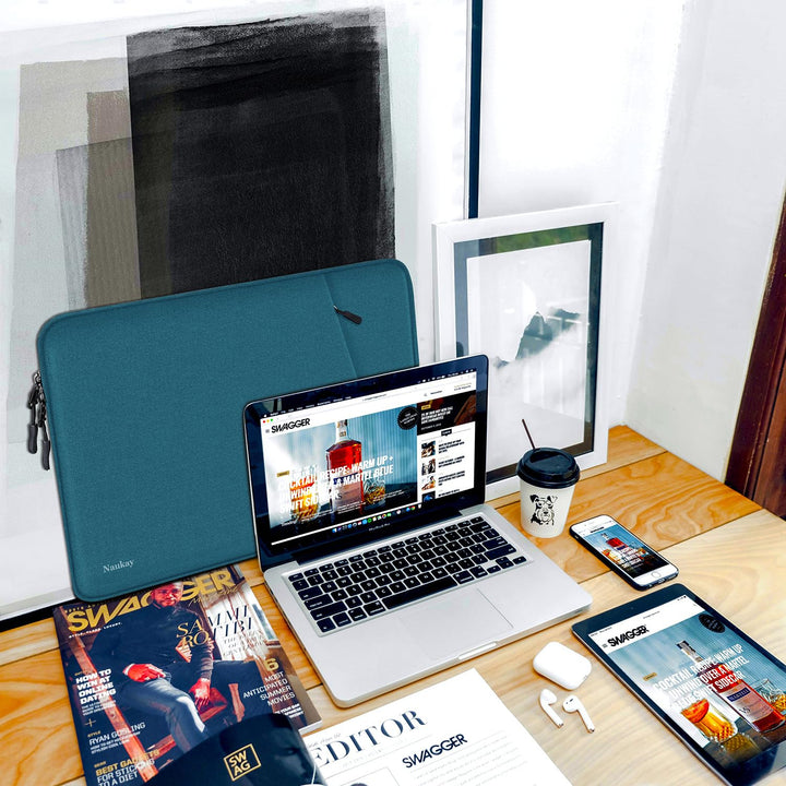 Gray Shockproof 13.3 Laptop Sleeve & Accessory Bag