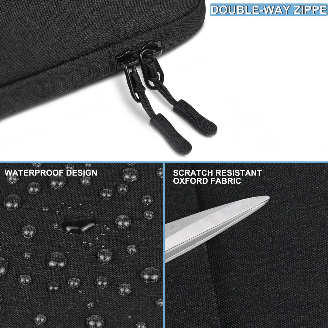 Gray Shockproof 13.3 Laptop Sleeve & Accessory Bag