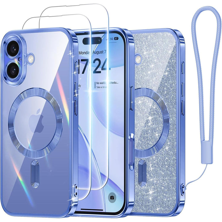 Cosmic Orange Glitter MagSafe Case for iPhone 17 Pro Max