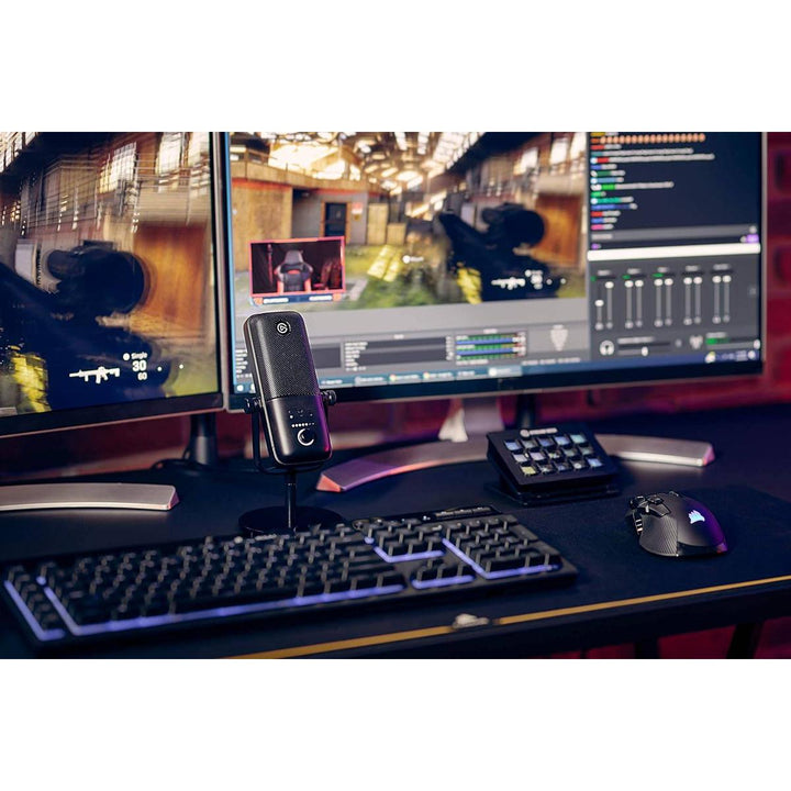 Wave:3 Black USB Mic - DOKUTRONIX