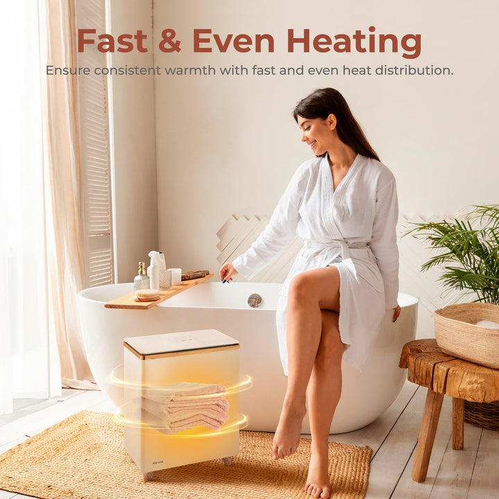 SereneLife Luxe Towel Warmer - Spa & Home Comfort