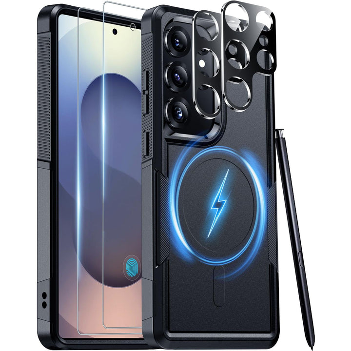 Red2Fire Designed for Samsung Galaxy A16 5G Case, [Military Grade Drop Protection] Non-Slip Heavy Duty Full Body Shockproof Protection Phone Case Galaxy A16 5G Case,Black - DOKUTRONIX